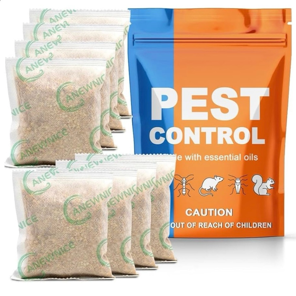 Pest Control‎ Rodent Repellent Squirrel Roach Spider Ant Rat Natural 8 Pouches